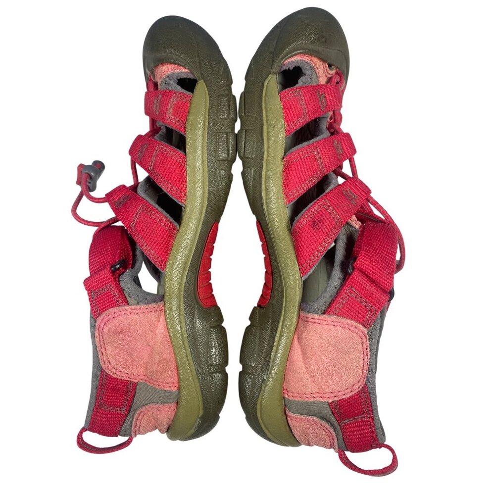 Girls Keen Newport H2 Red Youth Kids Sandals Shoes Size 4 Waterproof EU 37 - Picture 7 of 11